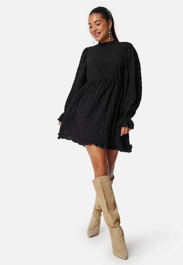 Frill Structured Dress