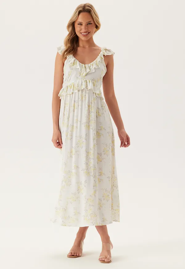 Frill Viscose Dress