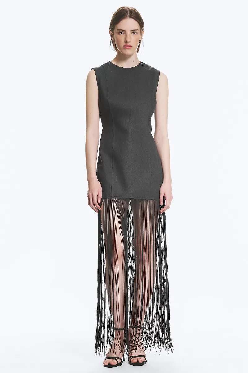 Fringe Mini Dress