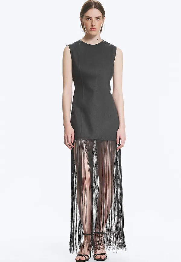 Fringe Mini Dress
