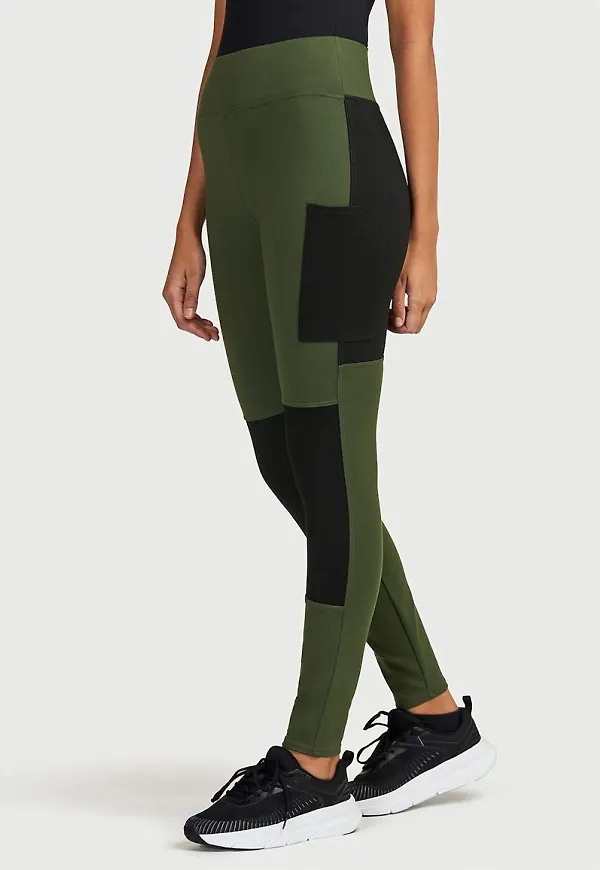 Leggings med sidfickor