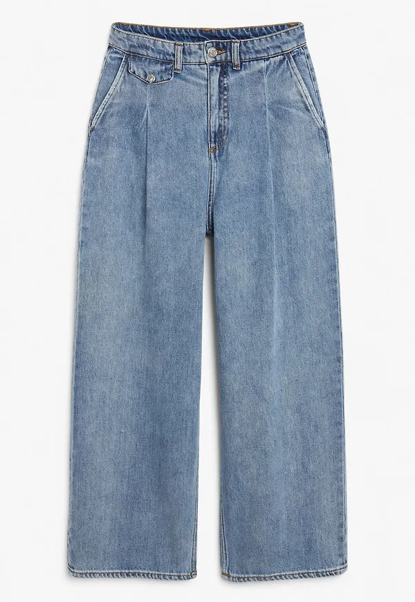 Front pleat jeans - Blue