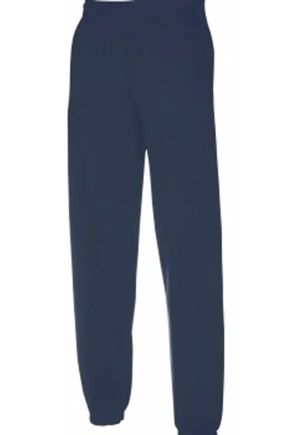Fruit of the Loom Elasticated Jog Pants Marin Large Herr