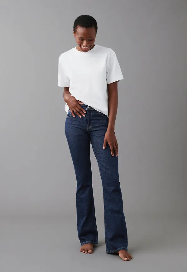 Full length flare jeans