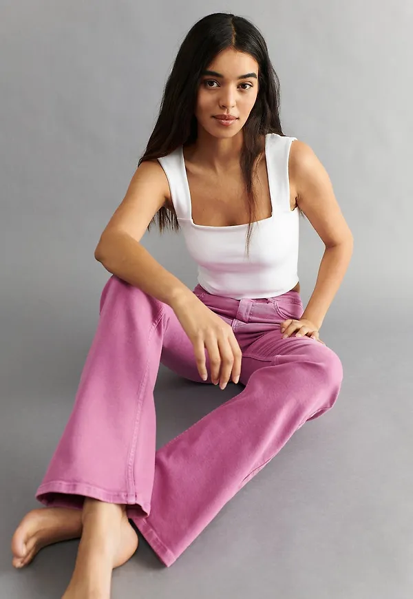 Full length flare jeans