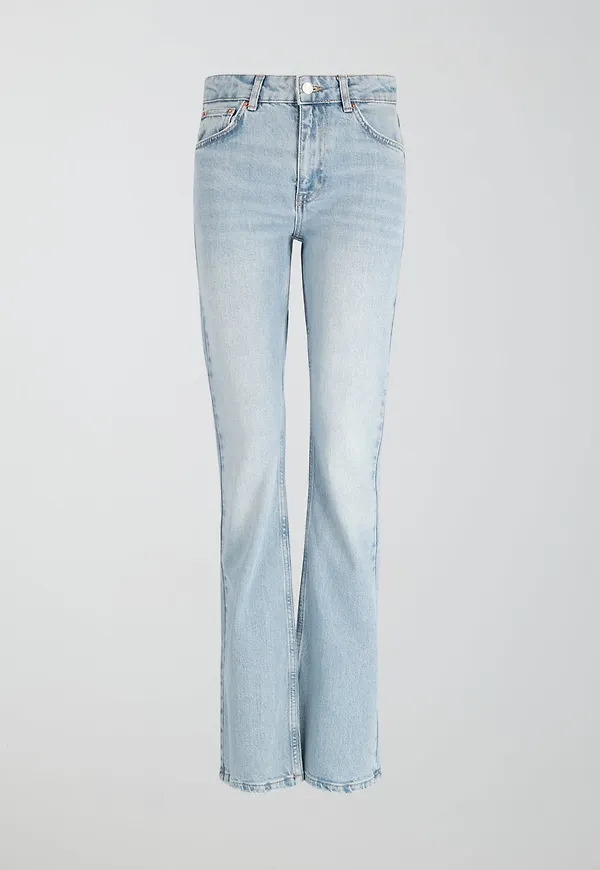 Full length petite flare jeans