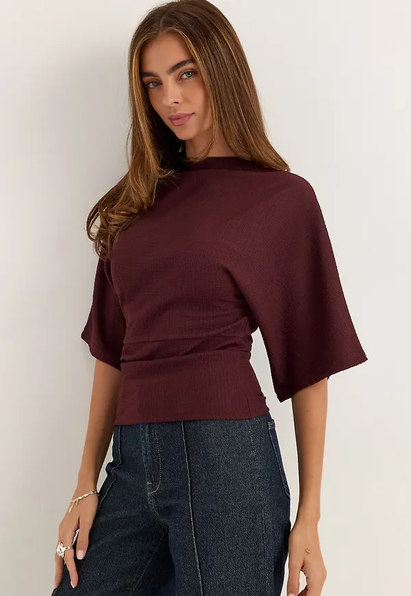 Funnel Neck Top