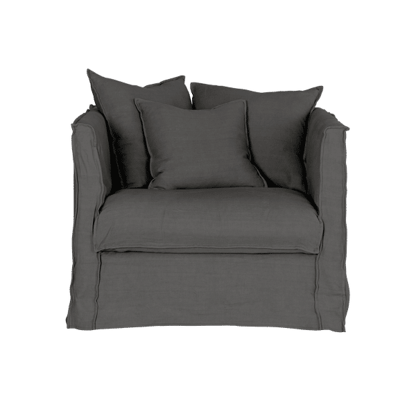 Furninova - Fåtölj Luna 1,5-sits - Grå