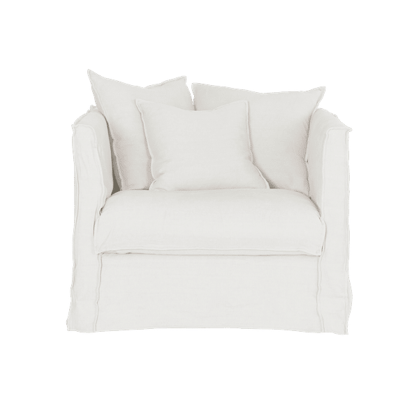 Furninova - Fåtölj Luna 1,5-sits - Vit