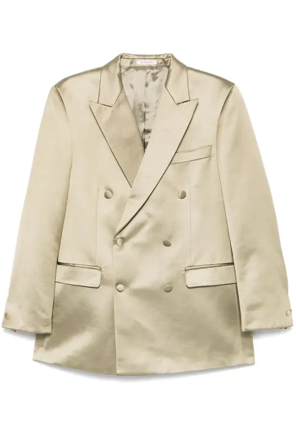 FURSAC dubbelknäppt blazer - Gul