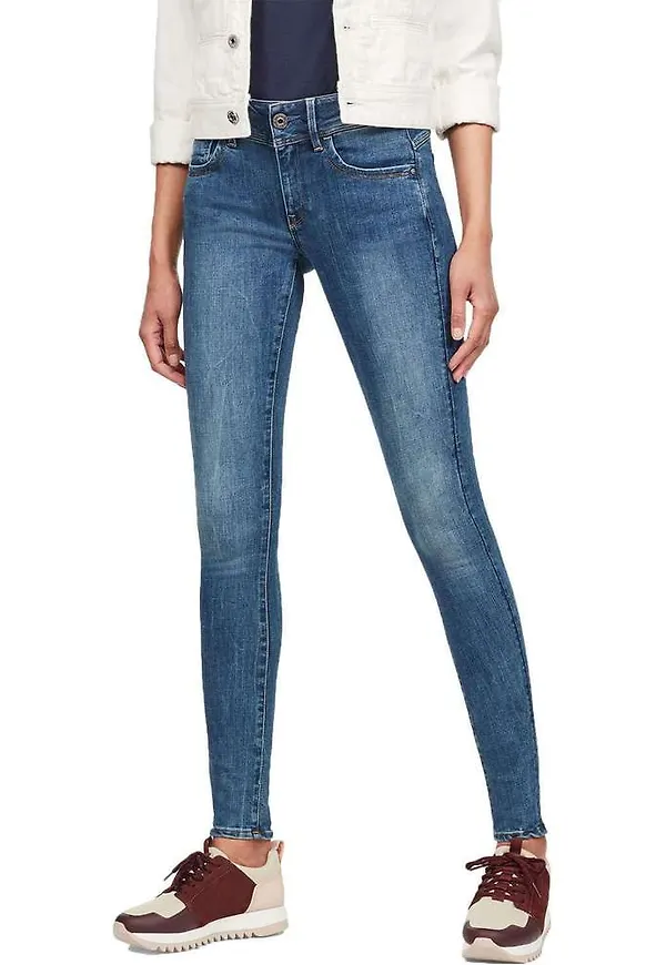 G-star - Skinny Jeans - Blå - Dam - Storlek: W27 L30,W24 L30,W26 L30,W25 L30