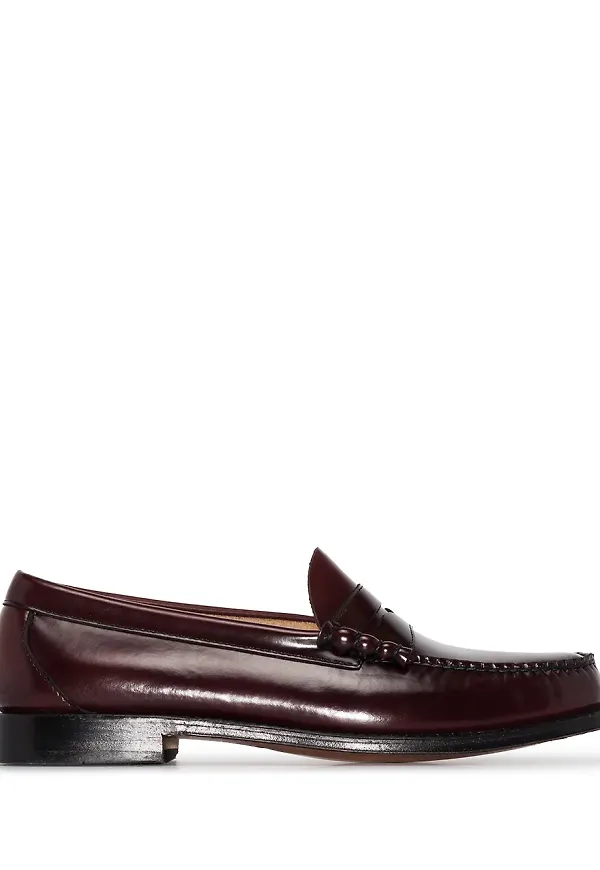 G.H.Bass Weejuns Larson loafers - Brun
