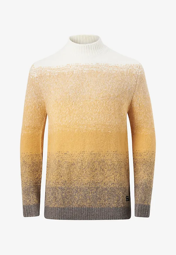 GABBA - Tröja Trygve Roll Neck Knit - Gul