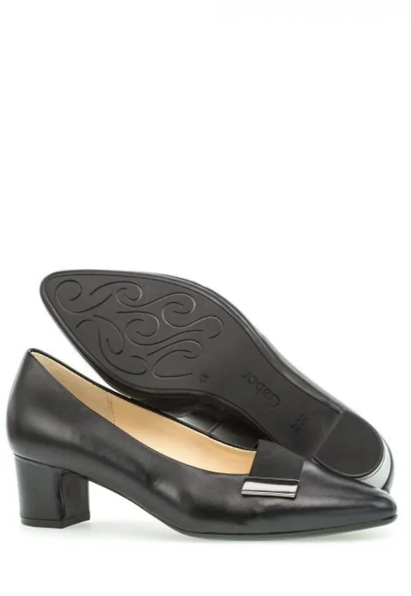 Gabor - Pumps - Svart - Dam - Storlek: 36 1/2 EU