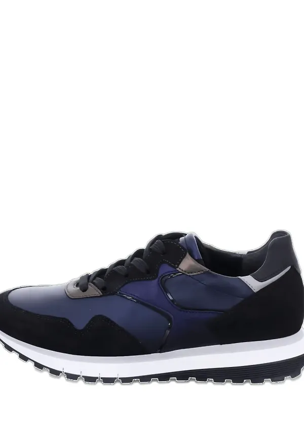 GABOR sneakers med panel - Blå