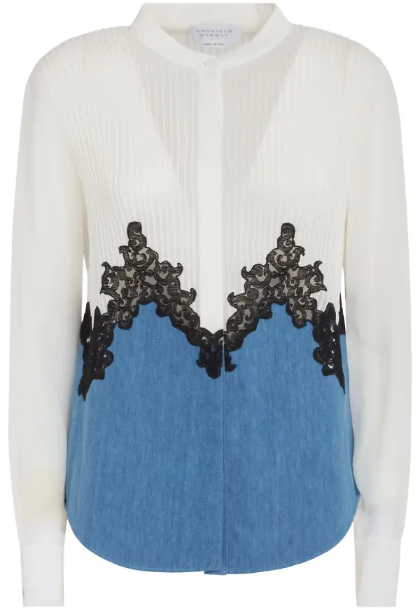 Gabriela Hearst Kheti blus - Vit