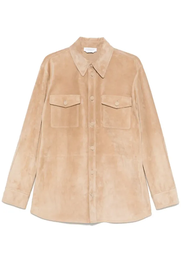 Gabriela Hearst skinnskjorta - Neutral