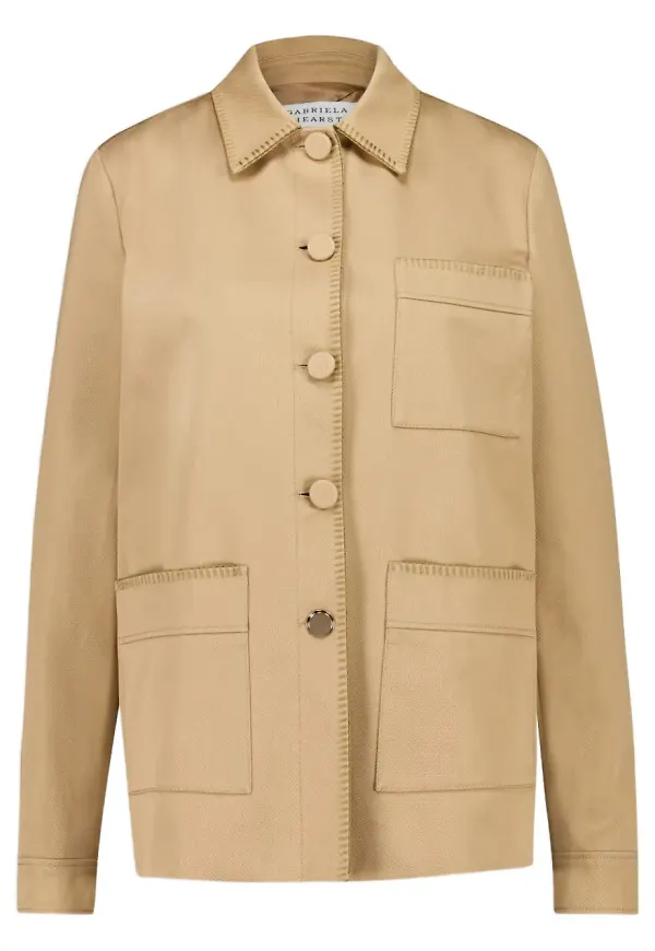 Gabriela Hearst Ulu Chore jacka - Neutral