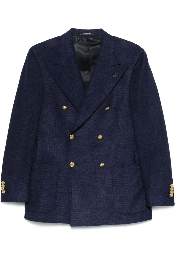 Gabriele Pasini blazer med struktur - Blå
