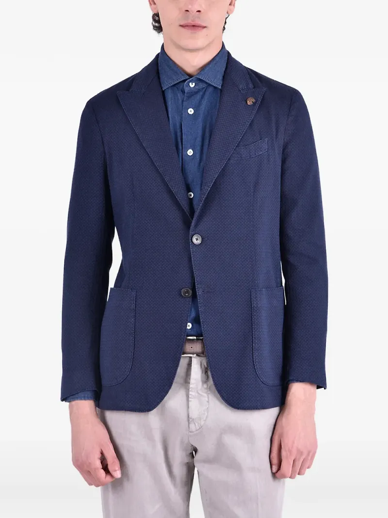 Gabriele Pasini classic fitted blazer - Blå