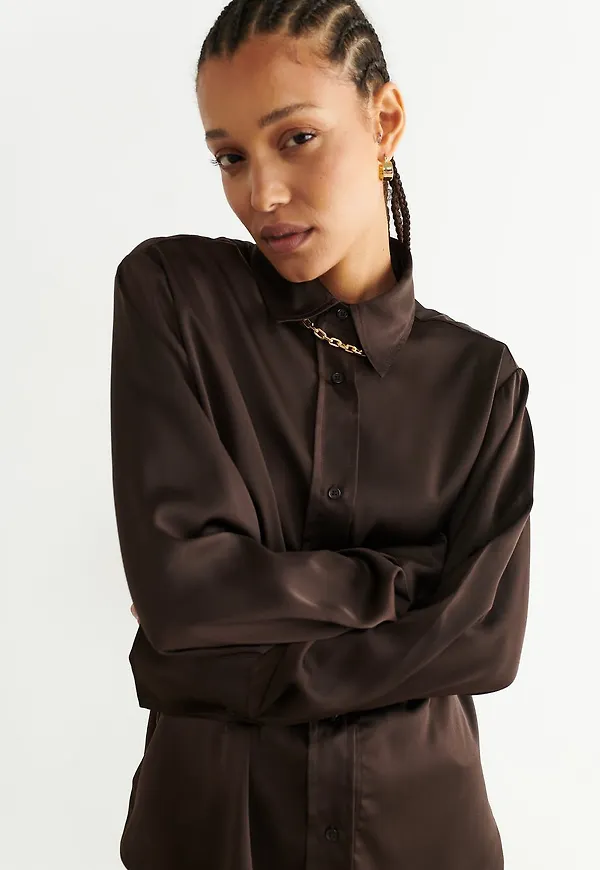 Gabriella satin shirt