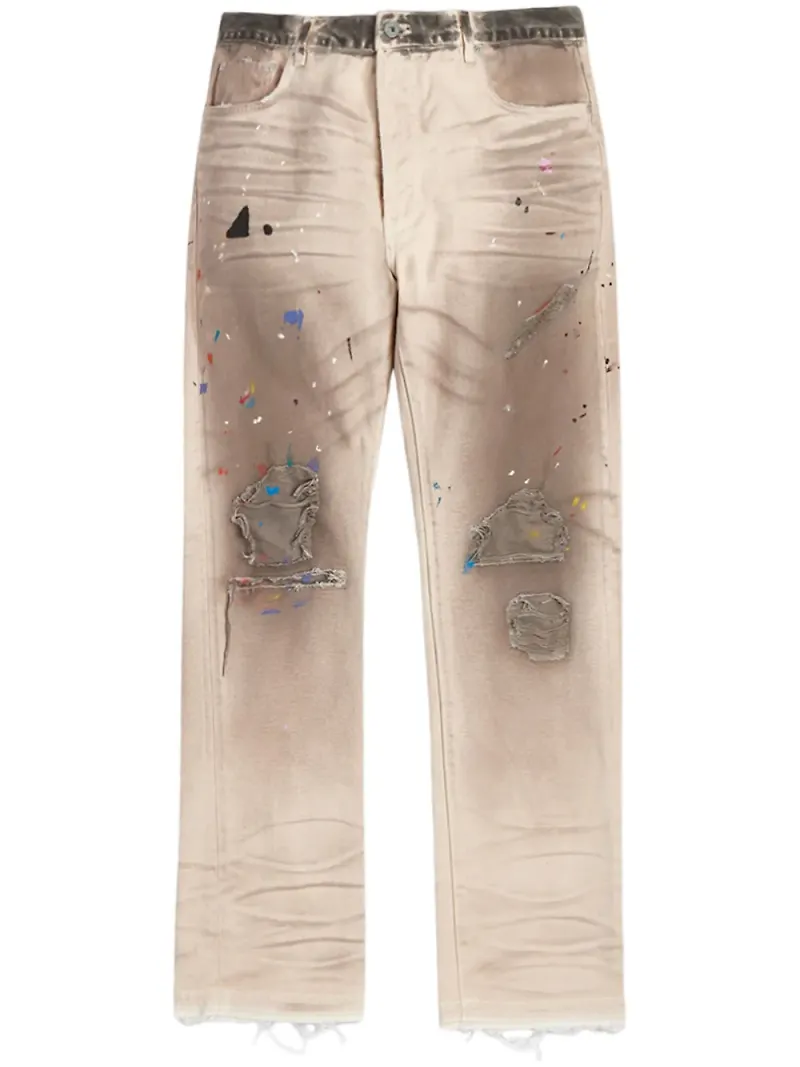 GALLERY DEPT. Hollywood slitna jeans - Neutral