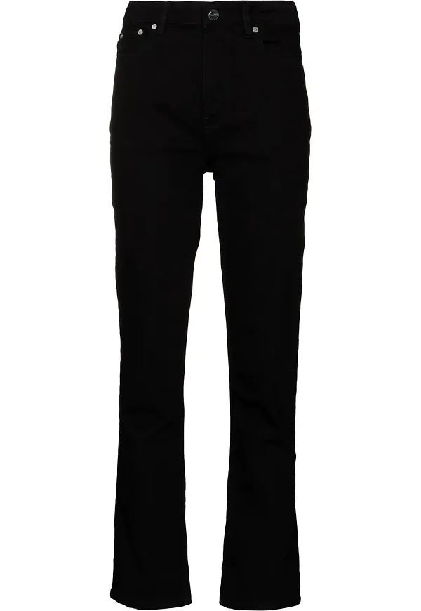 GANNI Beksi raka jeans i stretch - Svart