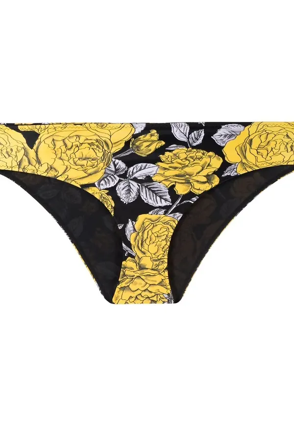 GANNI blommiga bikinitrosor - Svart