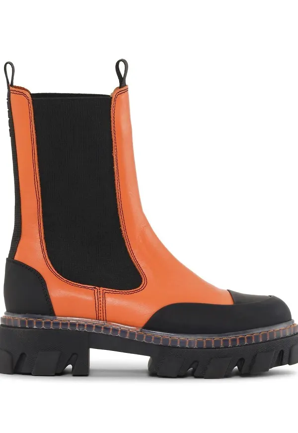 GANNI Chelsea-boots - Orange
