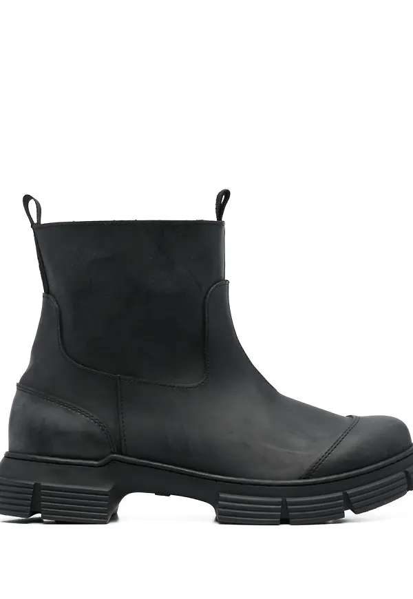 GANNI Chelsea-boots - Svart