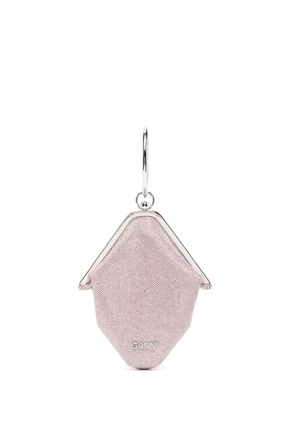 GANNI Diamond Bangle kuvertväska - Rosa