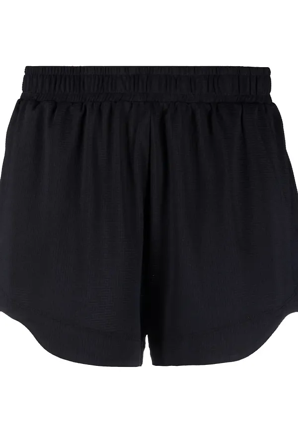 GANNI draperade shorts - Svart