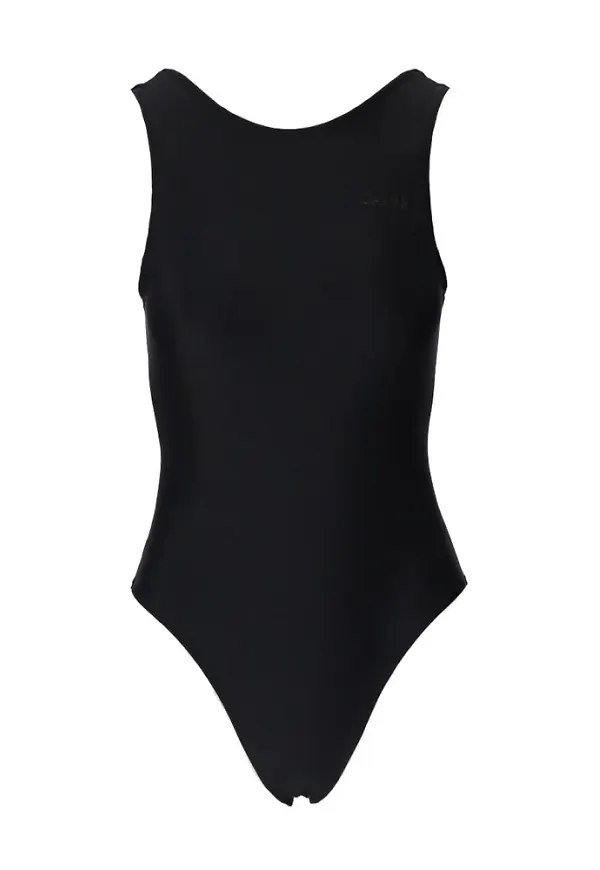 Ganni Ganni Black Swimsuit Svart, Dam