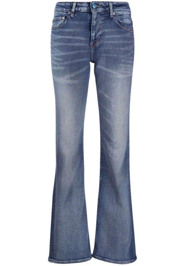 GANNI Iry flare-jeans - Blå