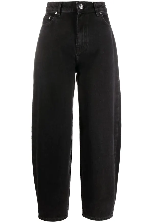 GANNI jeans med tunna - Svart