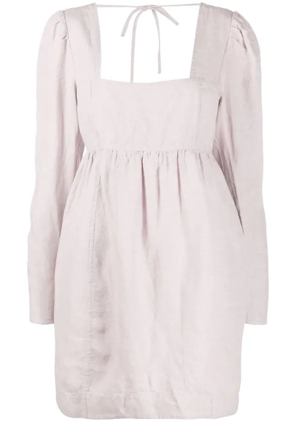 GANNI klänning i babydoll-modell - Rosa