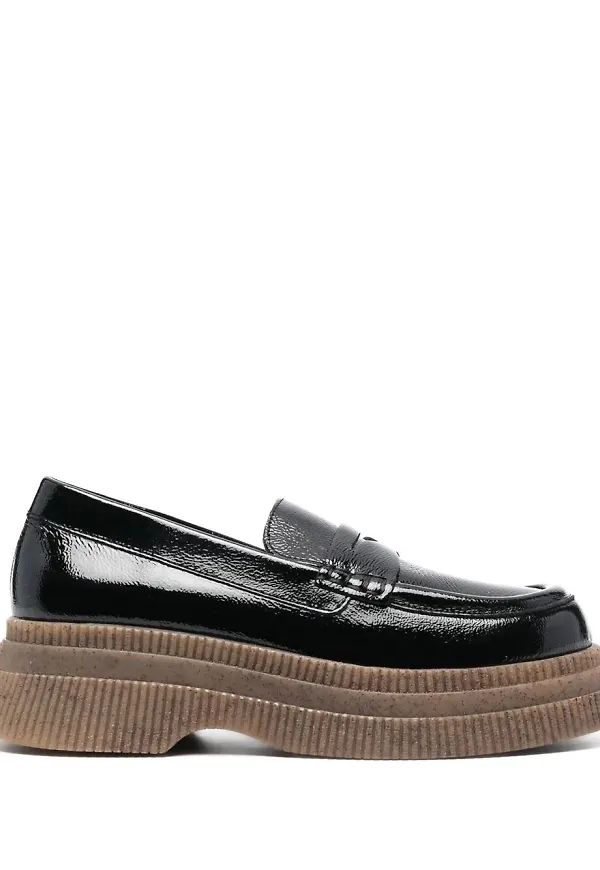 GANNI loafers 55 mm - Svart