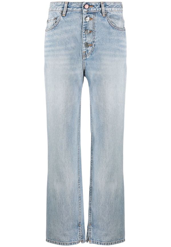 GANNI Lovy Core straight-jeans - Blå