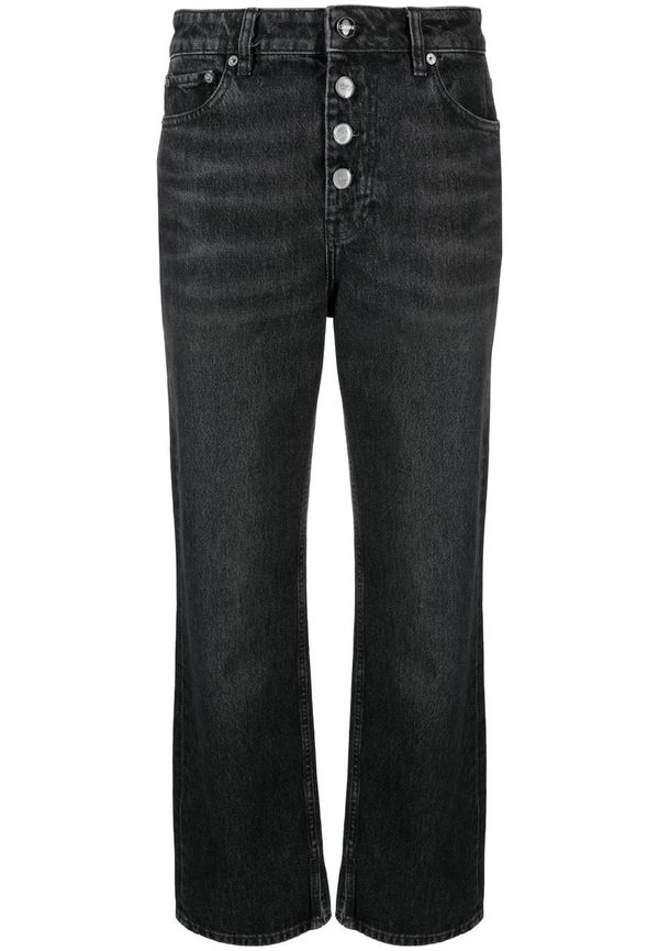 GANNI Lovy Core straight-jeans - Svart