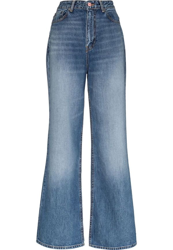 GANNI Magny jeans med vida ben - Blå
