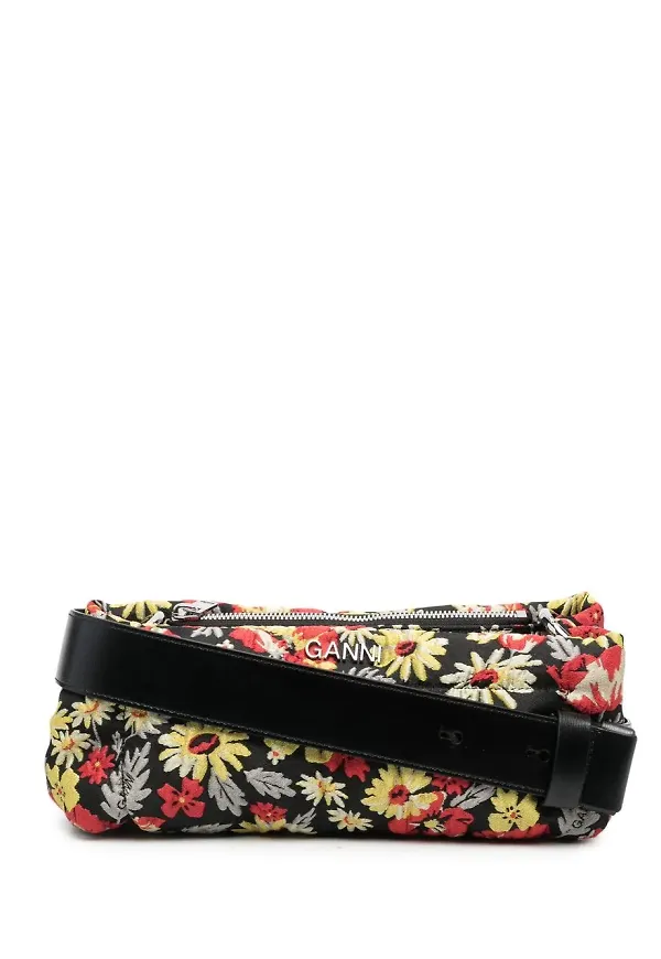 GANNI Meadow Pillow axelväska - Svart