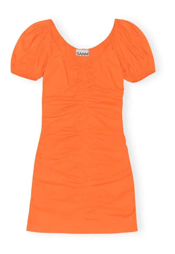 Ganni Short Dresses Orange, Dam