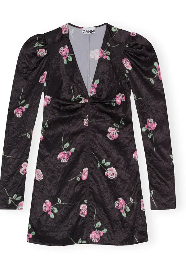 Ganni Short Dresses Svart, Dam