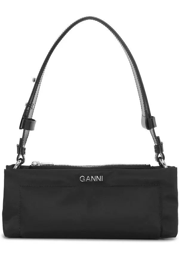 Ganni Shoulder Bags Svart, Dam