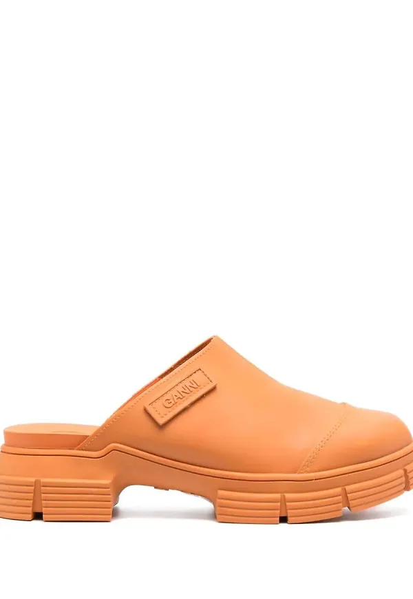 GANNI slip-ons 50 mm - Orange