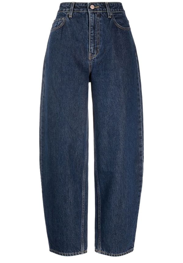 GANNI Stary jeans med hög midja - Blå