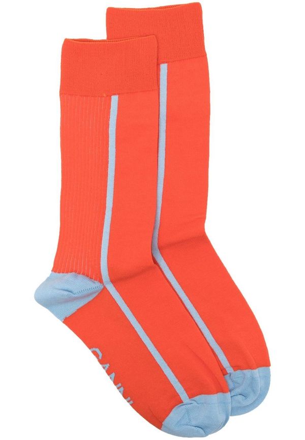 GANNI strumpor med färgblock - Orange