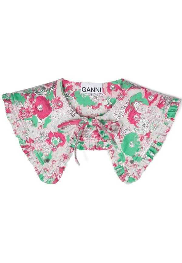 GANNI Sugar Plum avtagbar krage - Rosa