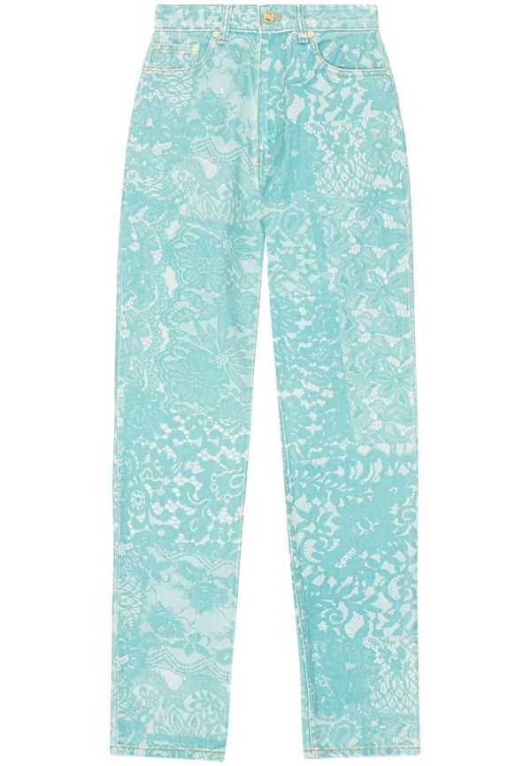 GANNI Swigy jeans med spetstryck - 773