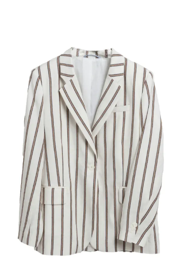 Gant - Blazer - Vit - Dam - Storlek: L,M